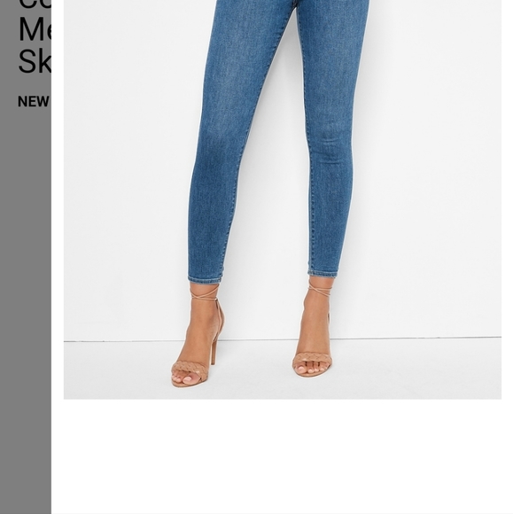 EXPRESS Conscience Edit High Waisted Blue Jeans Size 4 - Picture 4 of 12